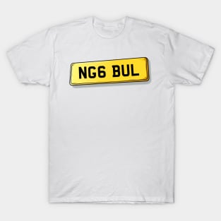 NG6 BUL Bulwell Number Plate T-Shirt